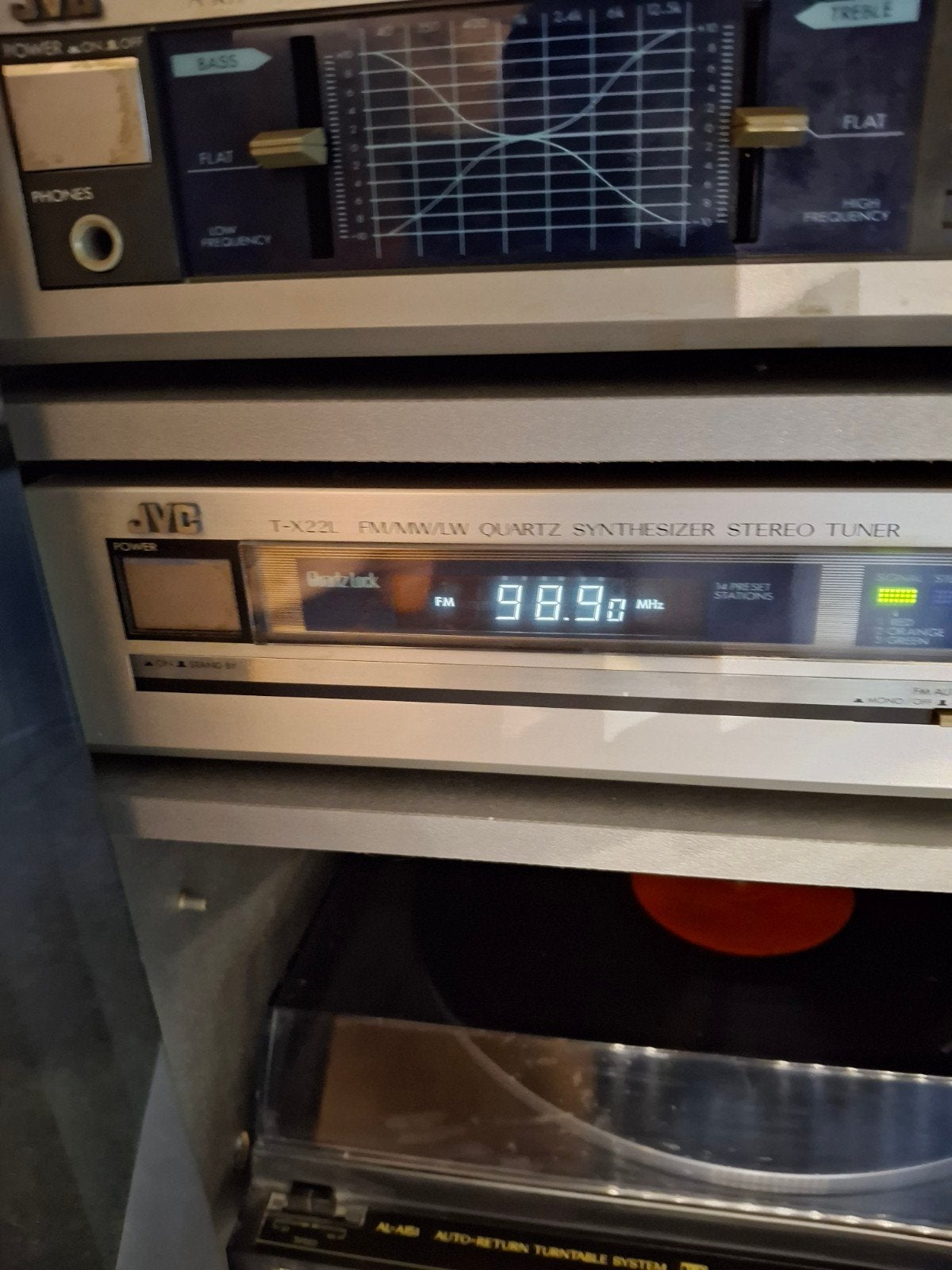 JVC A-K11 Stereo set Geïntegreerde Versterker & T-X221 Tuner, Ophalen, Gebruikt, Overige merken