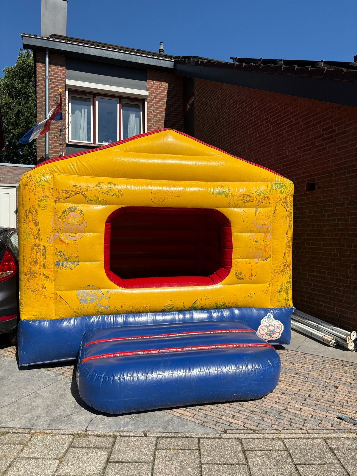 Springkussen 3x4 meter JB Inflatables, Ophalen of Verzenden, Gebruikt