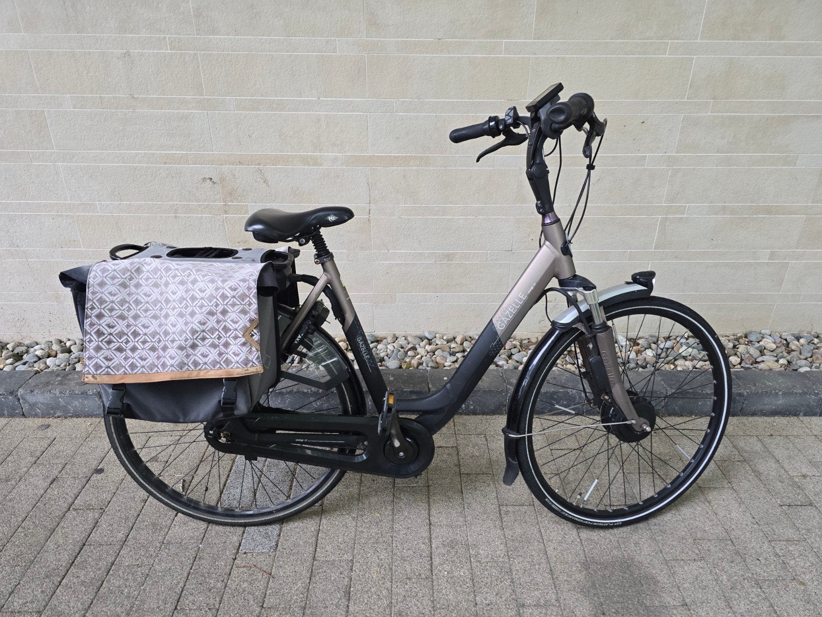 Gazelle orange c7+ Panasonic, 55 tot 59 cm, Ophalen, Zo goed als nieuw, Gazelle