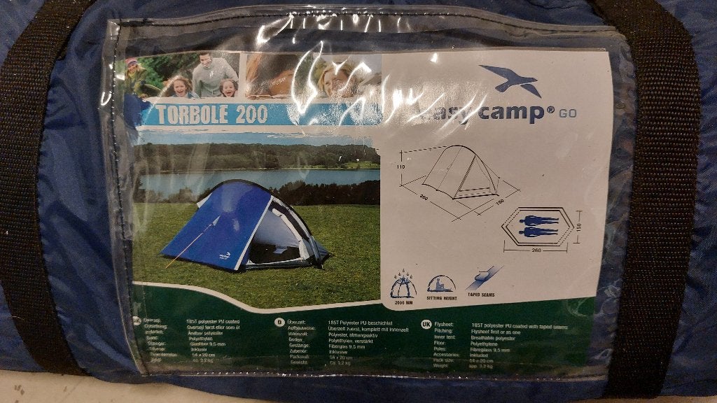 Tent - EasyJet Camp Torbole 200, Ophalen, Zo goed als nieuw, Tot en met 3