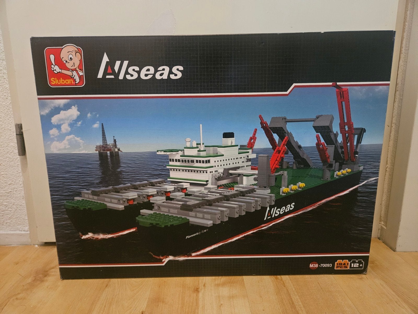 Sluban / lego Allseas Pioneering spirit M38-70093, Ophalen, Nieuw, Compleet, Complete set