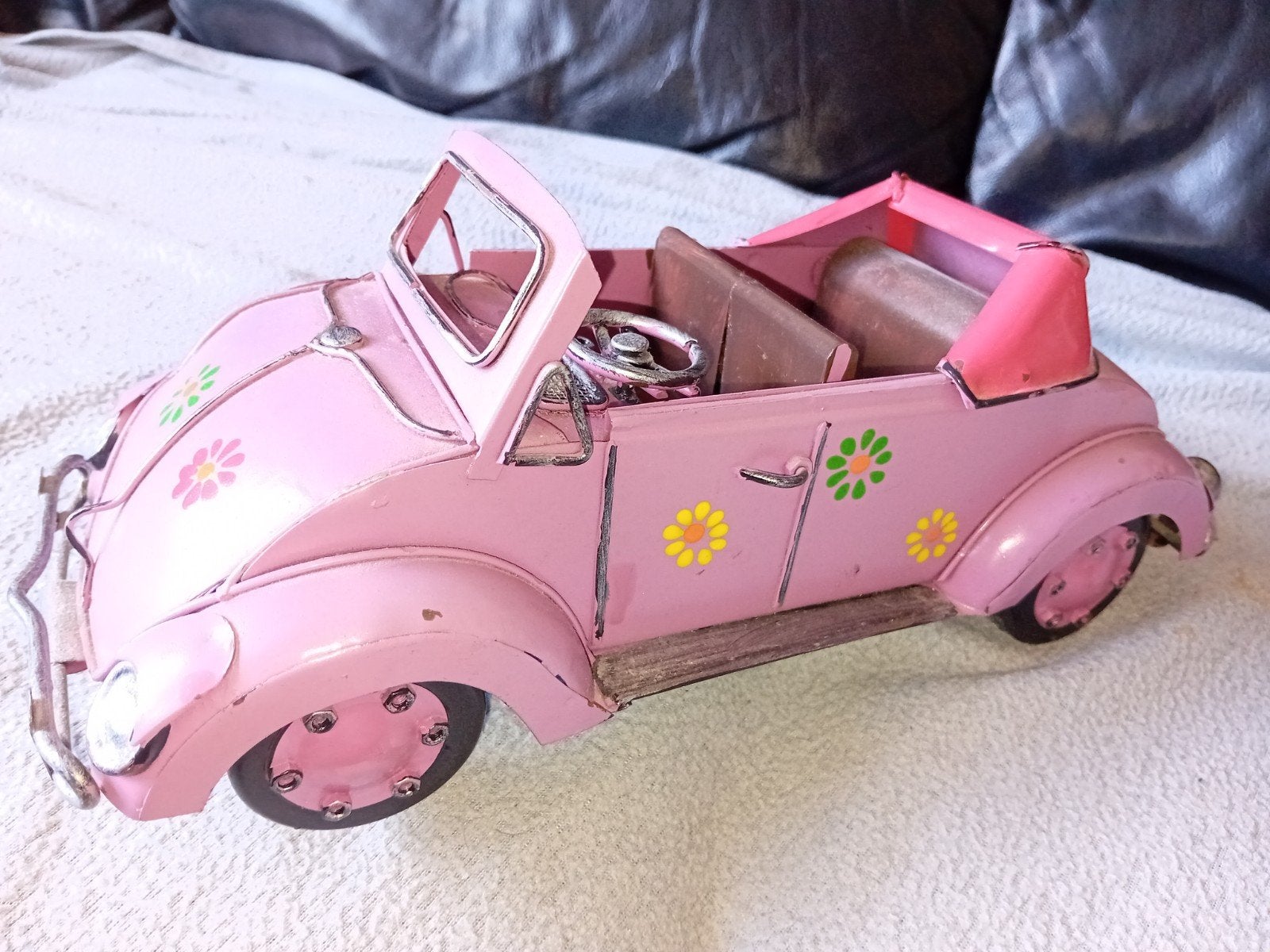 BLIKKEN VOLKSWAGEN CABRIO 30 CM LANG, Ophalen of Verzenden, Zo goed als nieuw, Overige, Overige merken