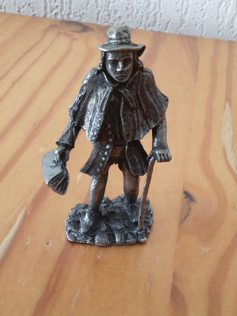 tin dokter oude ambachten 94%sn tin 8 cm hoog, Antiek en Kunst, Ophalen of Verzenden