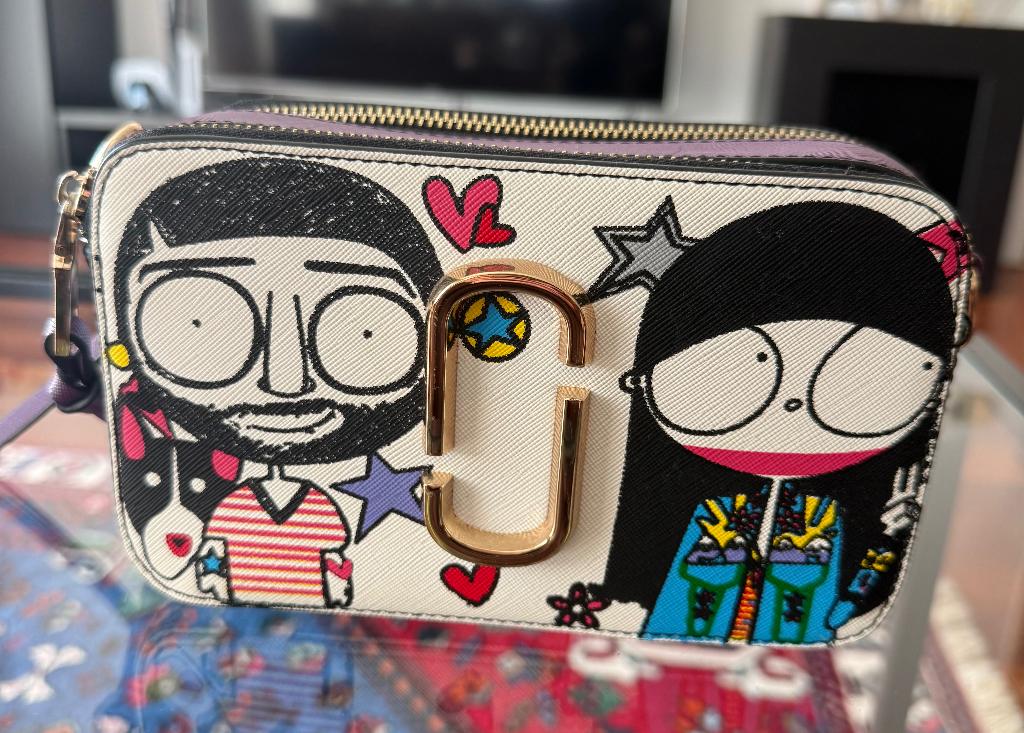 Marc Jacobs Snapshot tas – limited cartoon print, Ophalen, Zo goed als nieuw, Overige kleuren, Schoudertasje