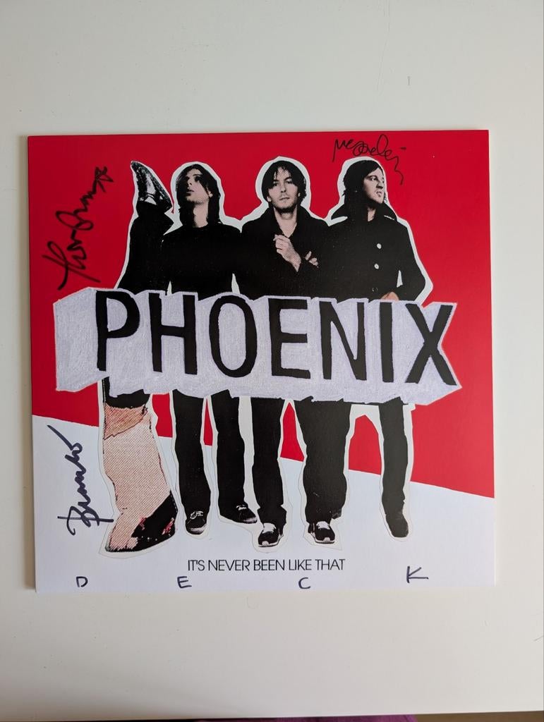 Phoenix - It's never been like that gesigneerd vinyl, Ophalen of Verzenden, 2000 - 2009, Zo goed als nieuw, 12 inch