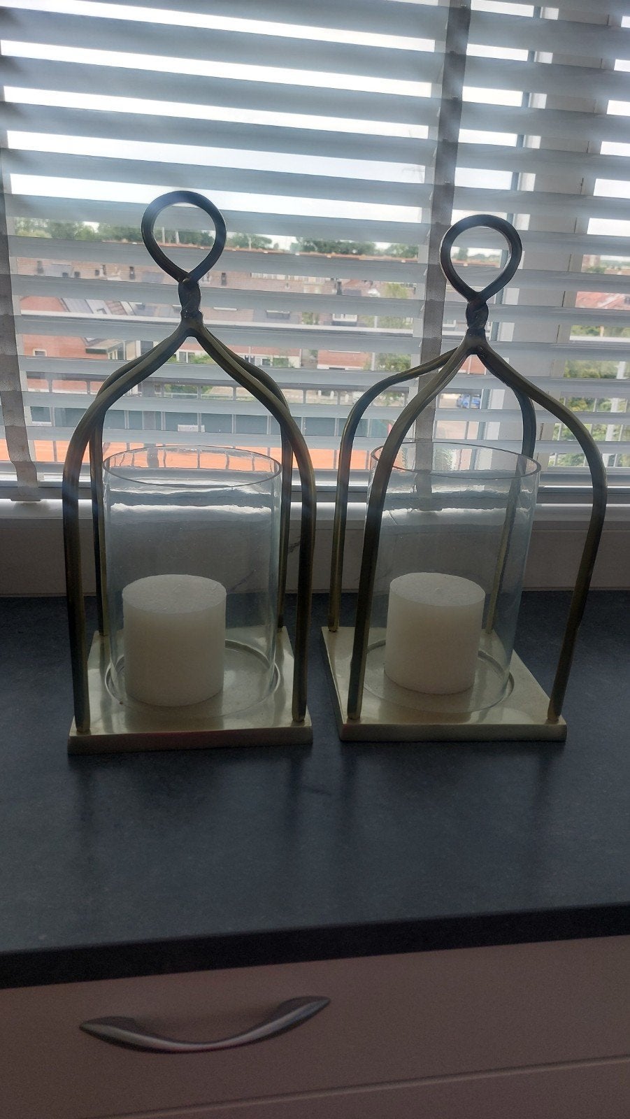 Riviera Maison windlichten, Ophalen, Overige kleuren, 25 tot 50 cm, Zo goed als nieuw