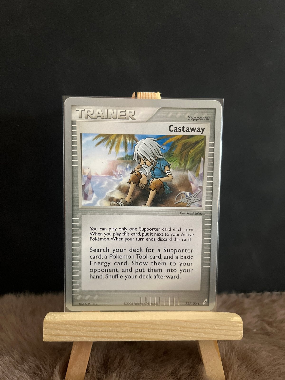 Pokémon TCG Castaway Trainer Kaart - World Championships, Ophalen of Verzenden, Nieuw, Losse kaart