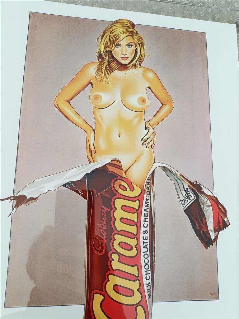 M.Ramos Kunst Print Pin up Poster Naakt, Verzenden