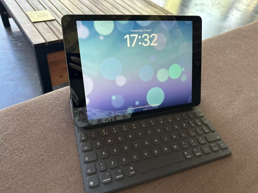 iPad 7e gen (2019) 128gb wifi spacegrijs, Computers en Software, Apple iPads, Apple iPad, Zo goed als nieuw, 128 GB, Grijs