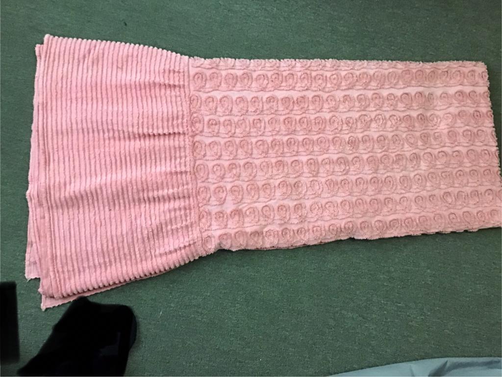 Chenille Sprei, groot, oudrose., Gebruikt, Overige typen, Tweepersoons, Ophalen of Verzenden