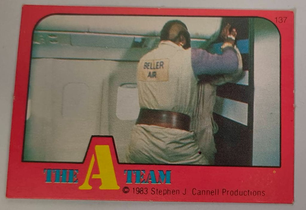 The A-Team Monty Gum 1983 no.137, Verzamelen, Ophalen of Verzenden, Nieuw, Foto of Kaart