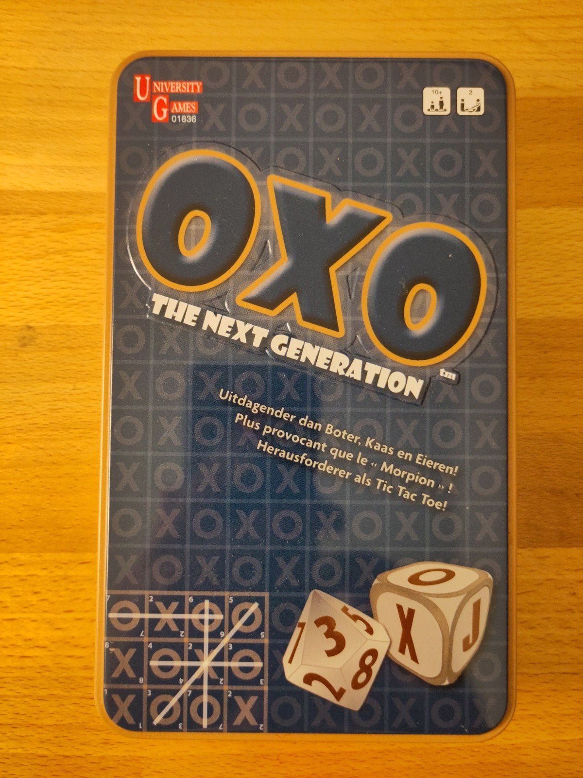 OXO The Next Generation - Uitdagend bordspel, University Games, Gebruikt, Een of twee spelers, Ophalen of Verzenden