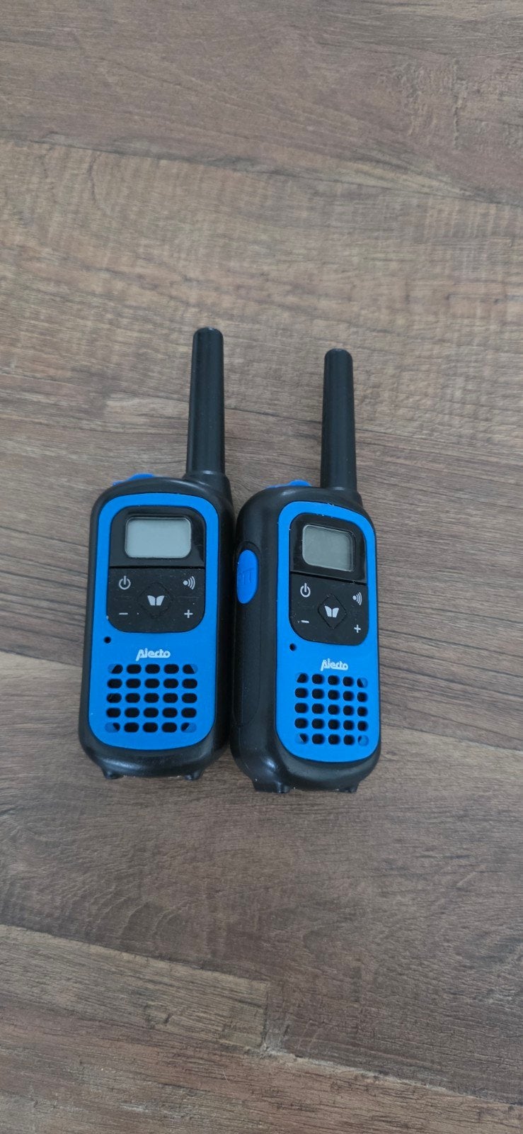 Alecto Walkie Talkie Set - Blauw, Ophalen of Verzenden, Zo goed als nieuw, Minder dan 2 km, Portofoon of Walkie-talkie