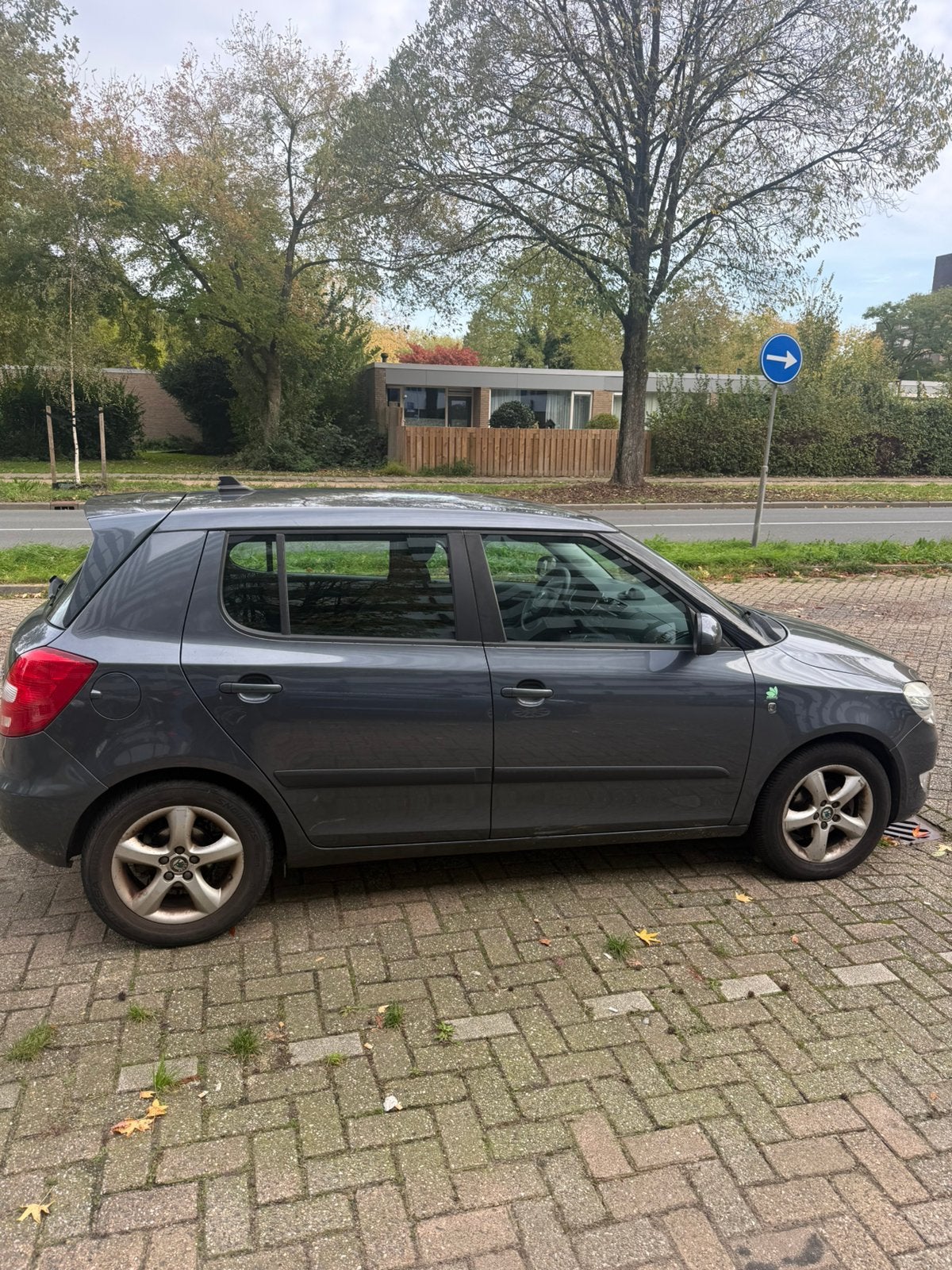 Skoda Fabia 1.2 TDI 55KW Greenline 2011 Grijs *NAVI*, Auto's, Voorwielaandrijving, 74 pk, 1199 cc, Particulier