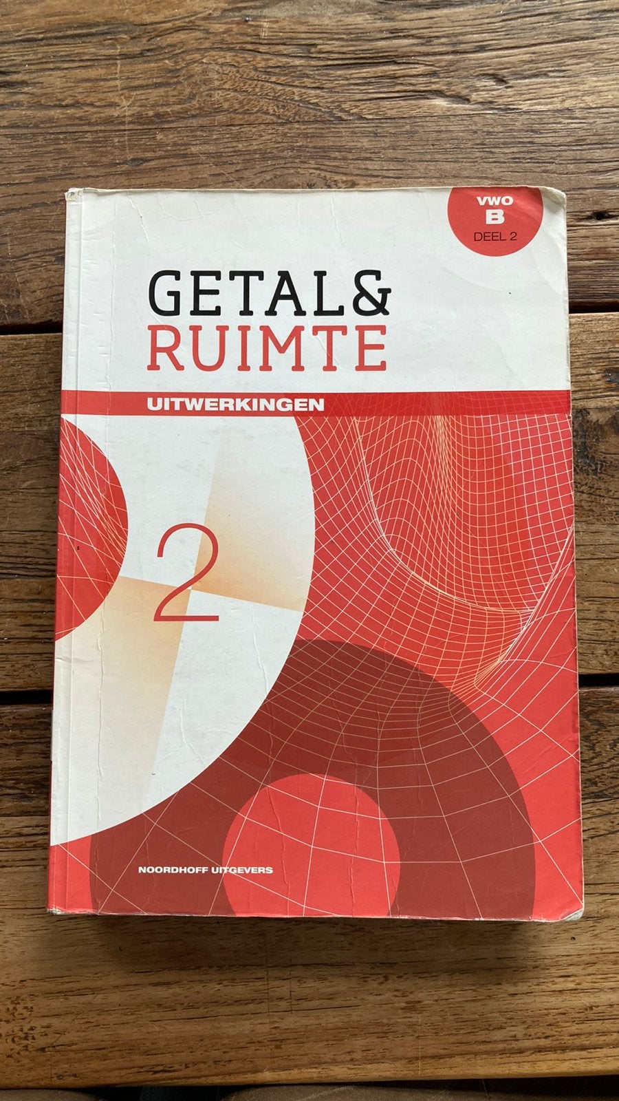 Getal en Ruimte  deel 2 11e ed. uitwerkingen vwo wiskunde B, Boeken, Ophalen of Verzenden, Zo goed als nieuw