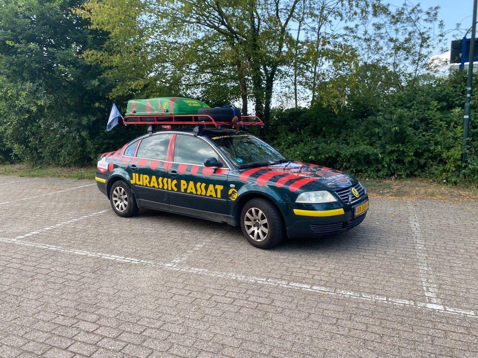 Volkswagen passat carbage run Groen. Jurassic passat, Auto diversen, Overige Auto diversen, Ophalen