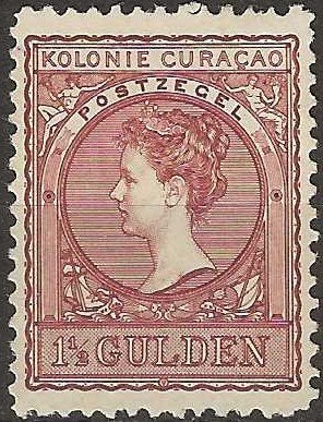 Nederlandse Antillen - koningin Wilhemina, Verzenden