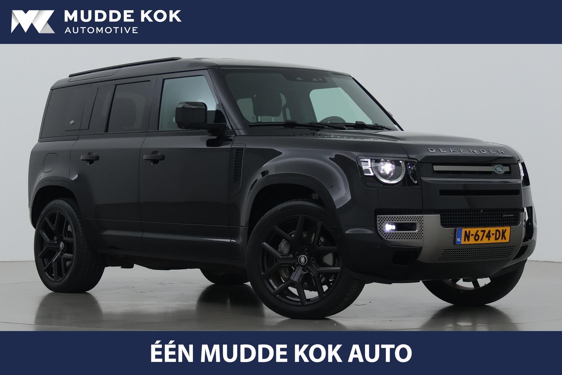 Land Rover Defender 110 2.0 P400e 110 HSE | Luchtvering | Tr, Auto's, Land Rover, Automaat, 404 pk, Gebruikt, 4 cilinders