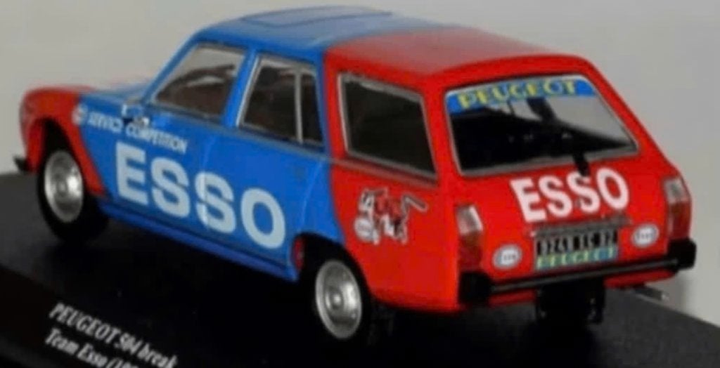 Peugeot 504 break Team ESSO 1981 1/43 Rallye Assistance, Verzenden, Nieuw, Auto, Overige merken