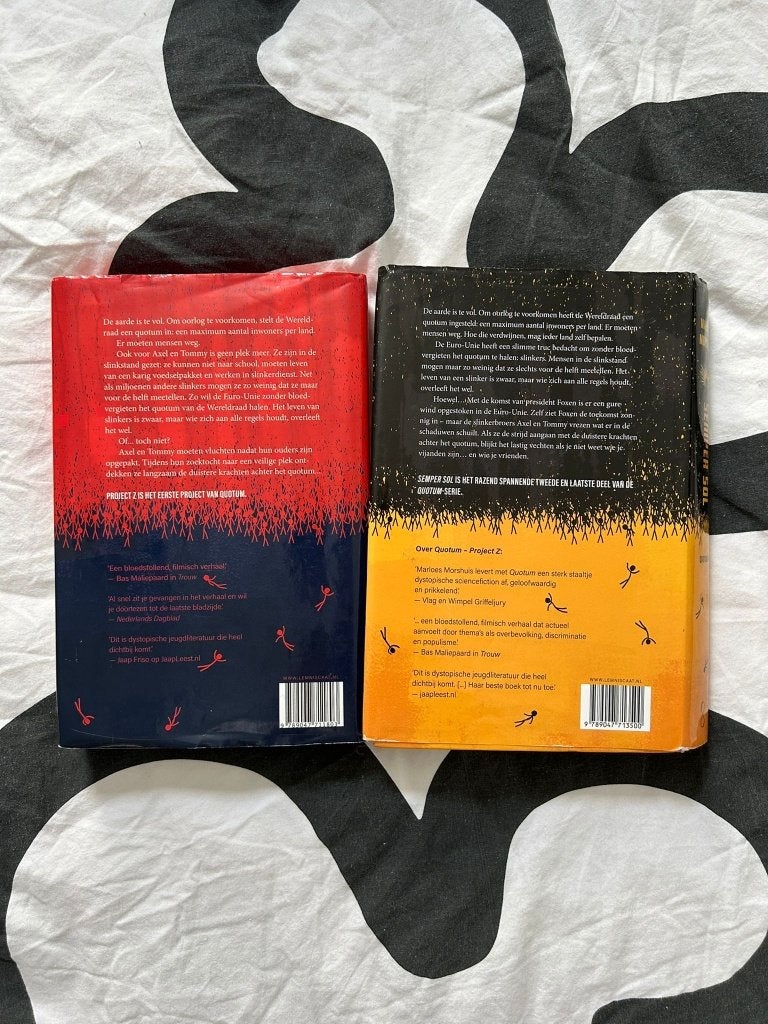 Quotum en Semper Sol - Marloes Morhuis (2 boeken), Marloes Morhuis, Ophalen of Verzenden, Zo goed als nieuw, Nederland