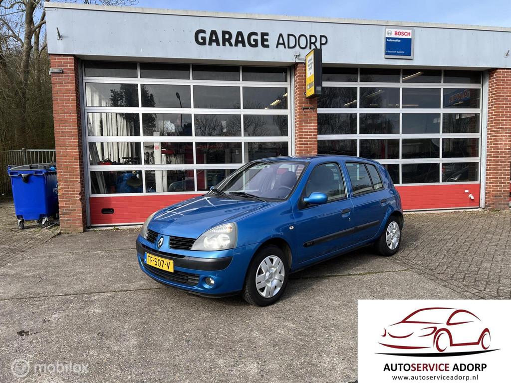 Renault Clio 1.2-16V Privilège Comfort, Auto's, Renault, Voorwielaandrijving, 31 €/maand, 4 cilinders, Blauw