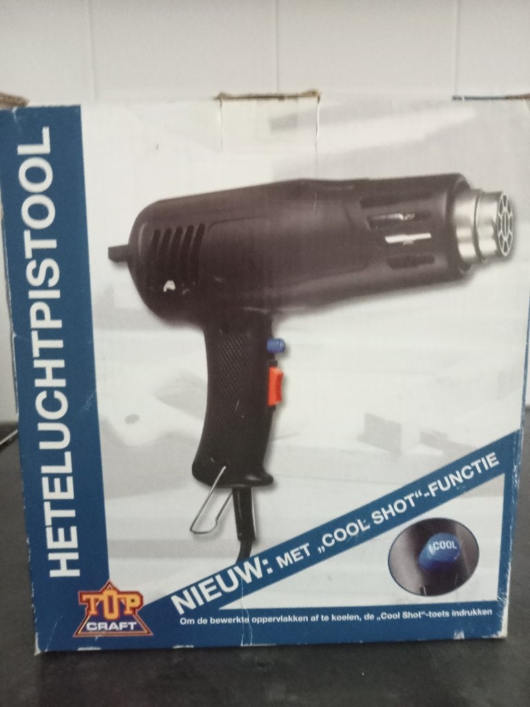 hetelucht pistool, Ophalen, Zo goed als nieuw