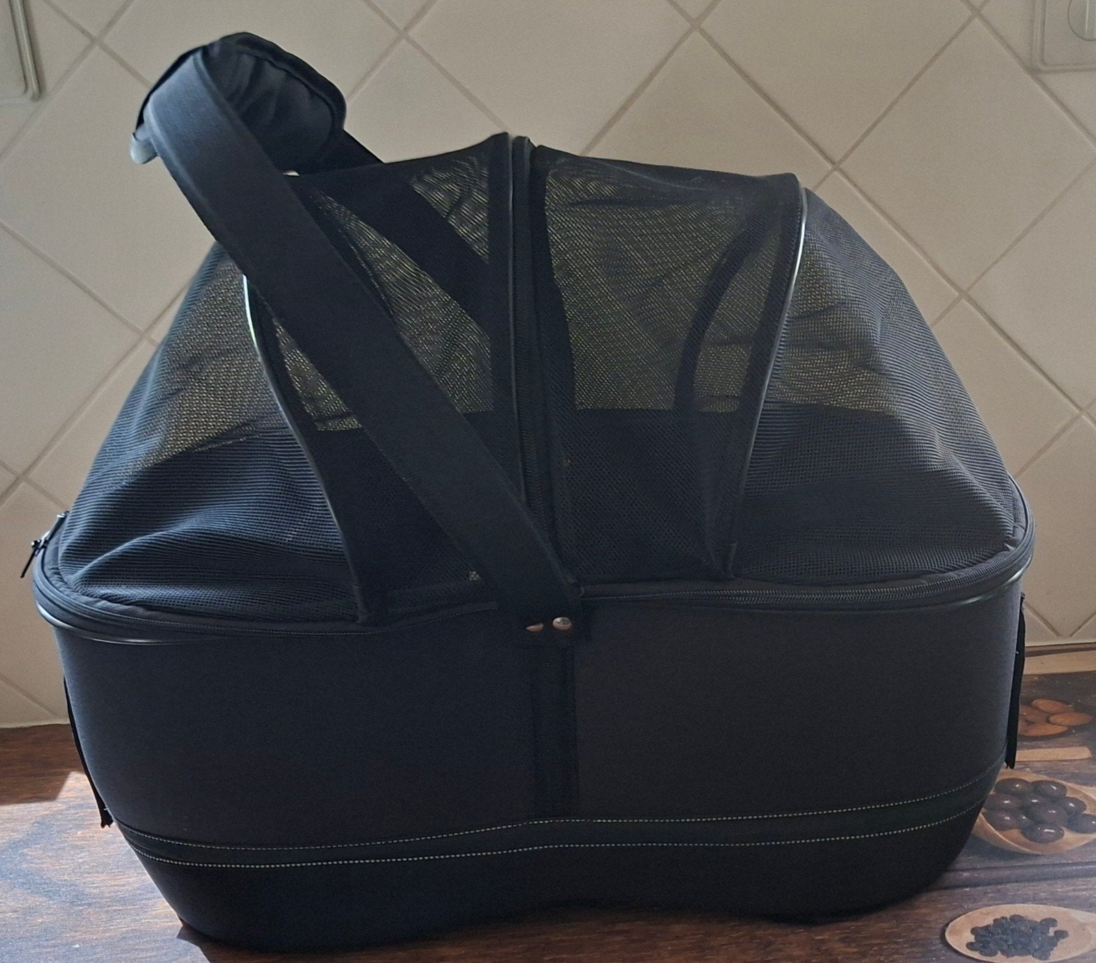 Trixie Hondenfietsmand - Zwart, voor bagagedrager, Ophalen, Trixie, Minder dan 20 kg, Zo goed als nieuw