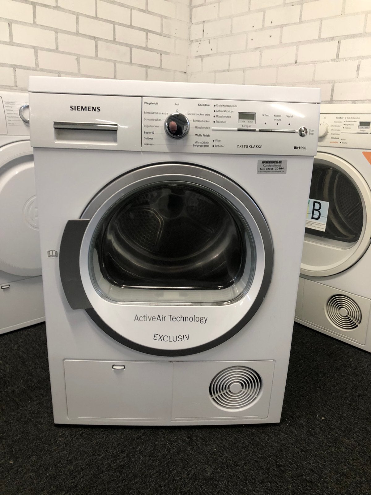 Siemens iQ590 8kg CONDENSDROGER met garantie Panningen Neer, Witgoed en Apparatuur, Ophalen, 6 tot 8 kg, Anti-kreukfase, Zo goed als nieuw