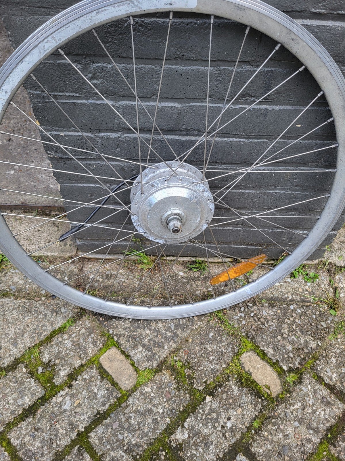 Electrische voorwiel motor met 3 pins, Fietsen en Brommers, Fietsonderdelen, Ophalen of Verzenden, Motor