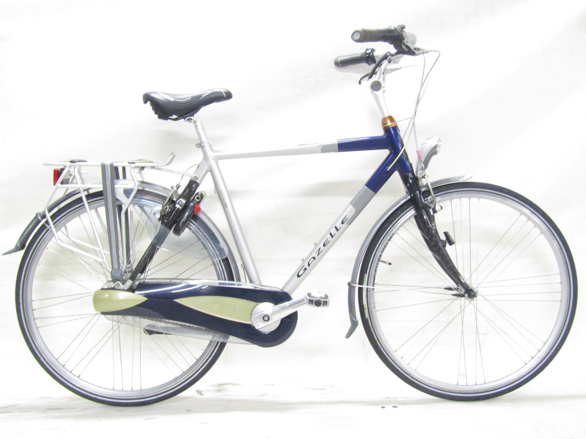 Gazelle Chamonix grijs heren 57cm 28inch, 57 tot 61 cm, Gebruikt, Gazelle, Versnellingen