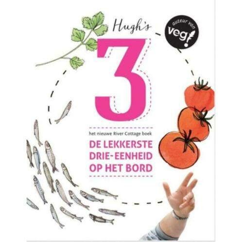 Hugh's 3 | De lekkerste drie-eenheid op het bord, Boeken, Kookboeken, Zo goed als nieuw, Hoofdgerechten, Europa, Ophalen of Verzenden