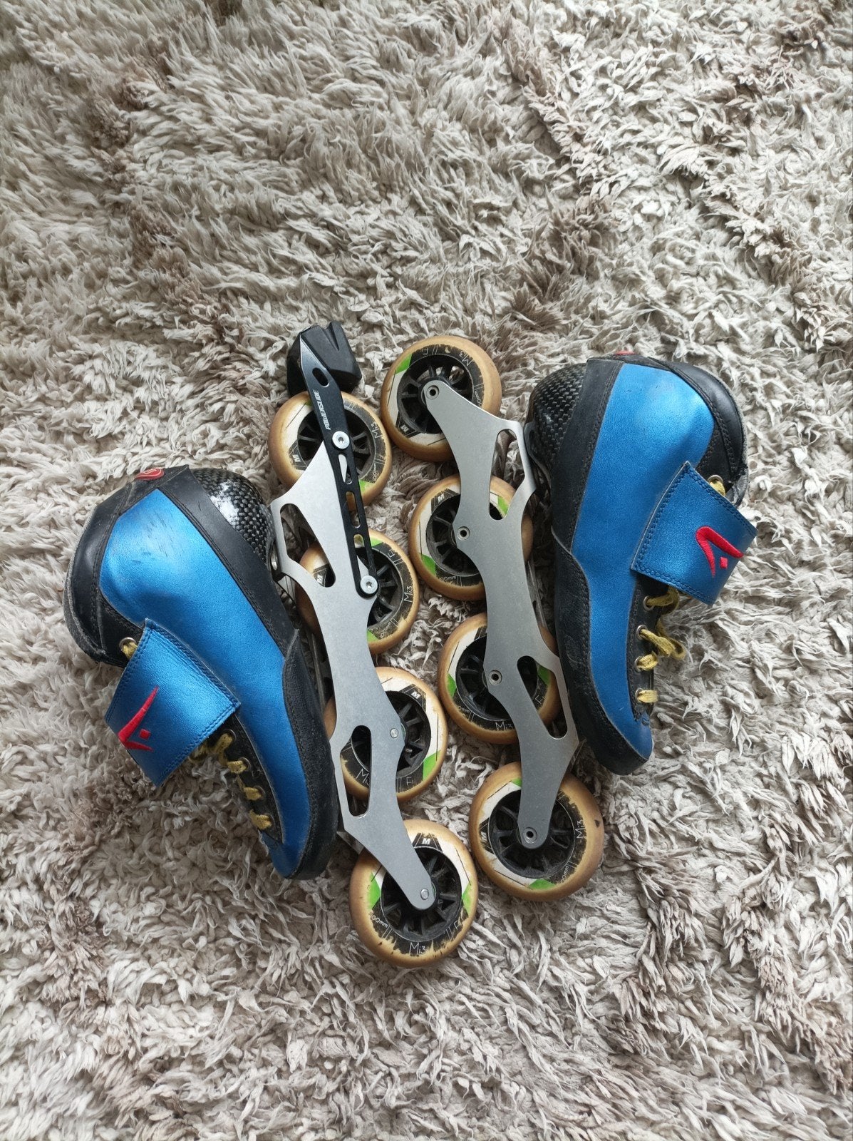 Raps Powerslide R2 inline skates - Maat 43 - 100mm wielen, Sport en Fitness, Schaatsen, Ophalen of Verzenden, Gebruikt, Overige typen