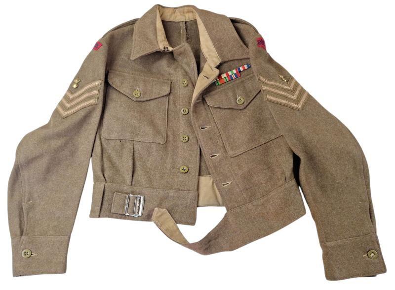 British 1940 pattern battledress royal engineers, Verzamelen, Ophalen of Verzenden, Engeland, Embleem of Badge
