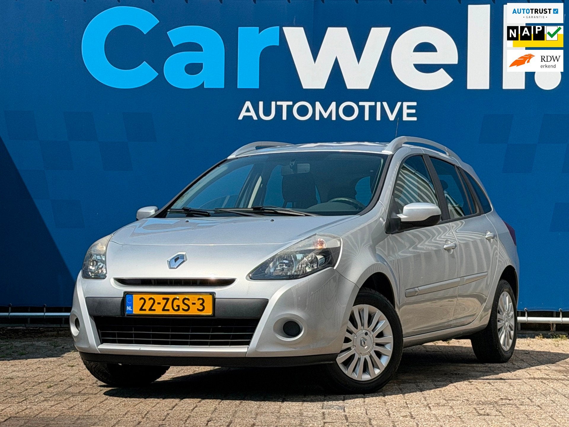 Renault Clio Estate 1.2-16V Collection|D-RiemVV|2e Eigenaar|, Auto's, Voorwielaandrijving, Euro 5, Gebruikt, Zwart