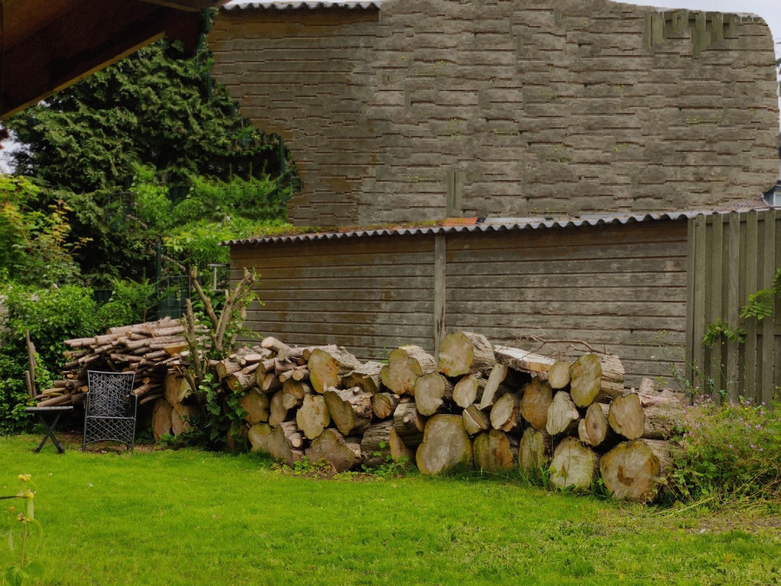 Hout, heel veel. BIEDEN, 6 m³ of meer, Ophalen of Verzenden, Stammen
