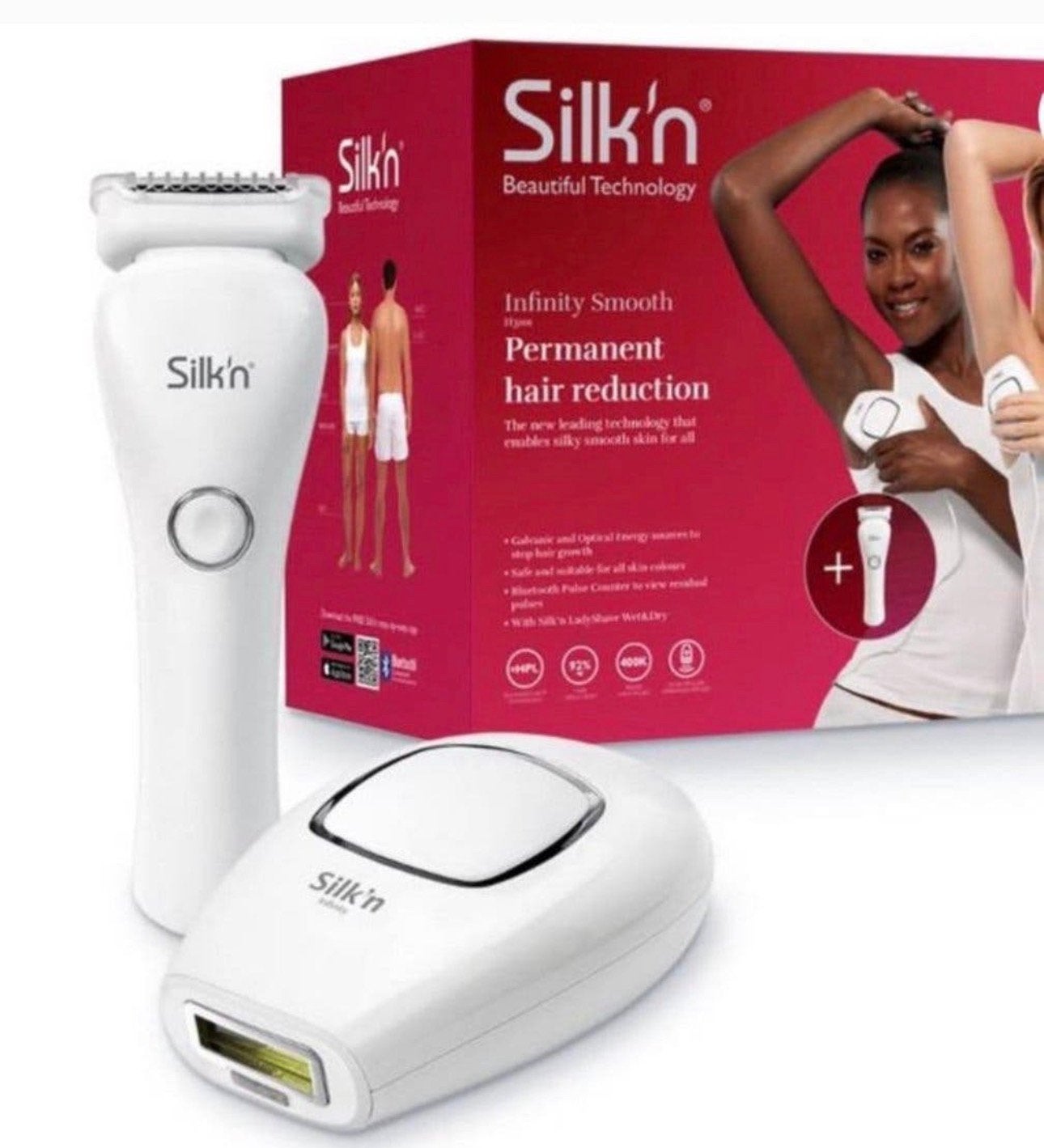 Silk'n Infinity Permanente Haarverwijdering - Nieuw, Verzenden, Zo goed als nieuw, Scheren en Epileren
