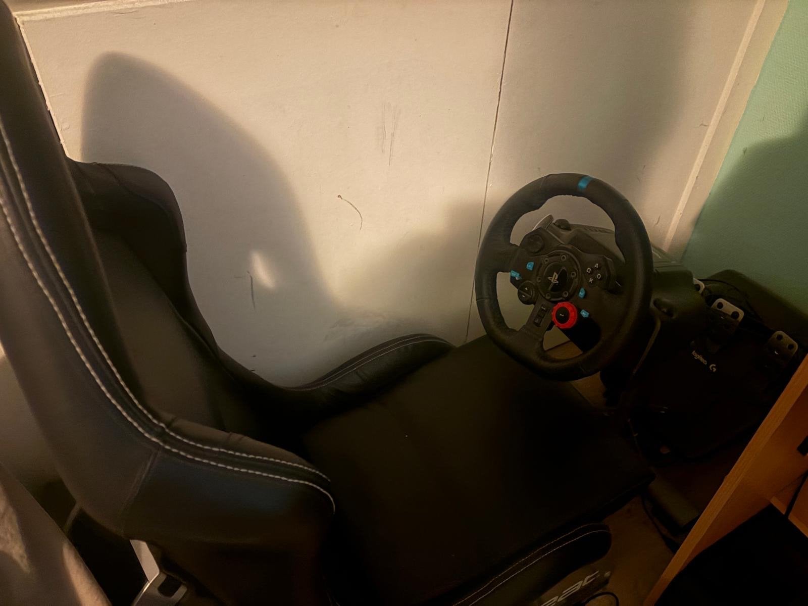 Logitech G29 racestuur met Playseat voor PlayStation, Spelcomputers en Games, Ophalen, Gebruikt, Playseat of Racestoel, PlayStation 4