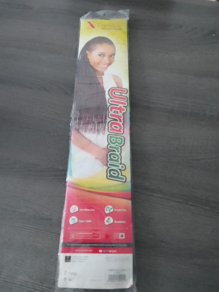 X-Pression Ultra Braid Haarstuk - Zwart, Ophalen, Nieuw, Pruik of Haarverlenging