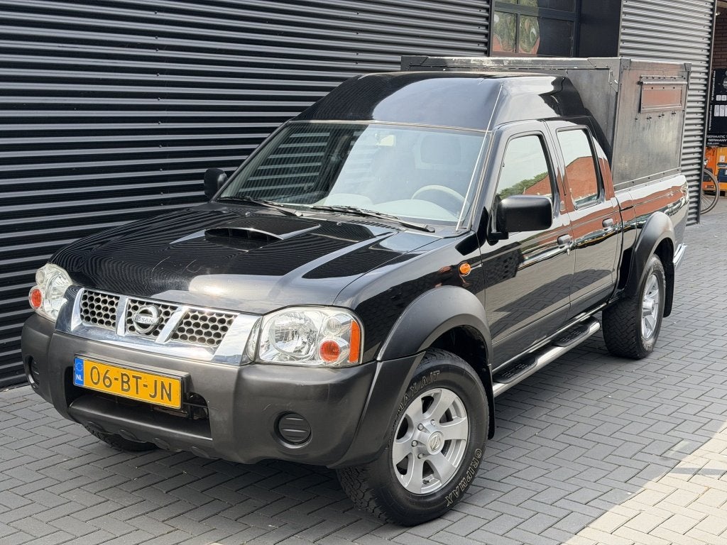 Nissan Pickup 2.5DTi Double Cab 2005| LANG| AIRCO| REVISIE M, Auto's, Stof, Gebruikt, Overige modellen, 4 cilinders