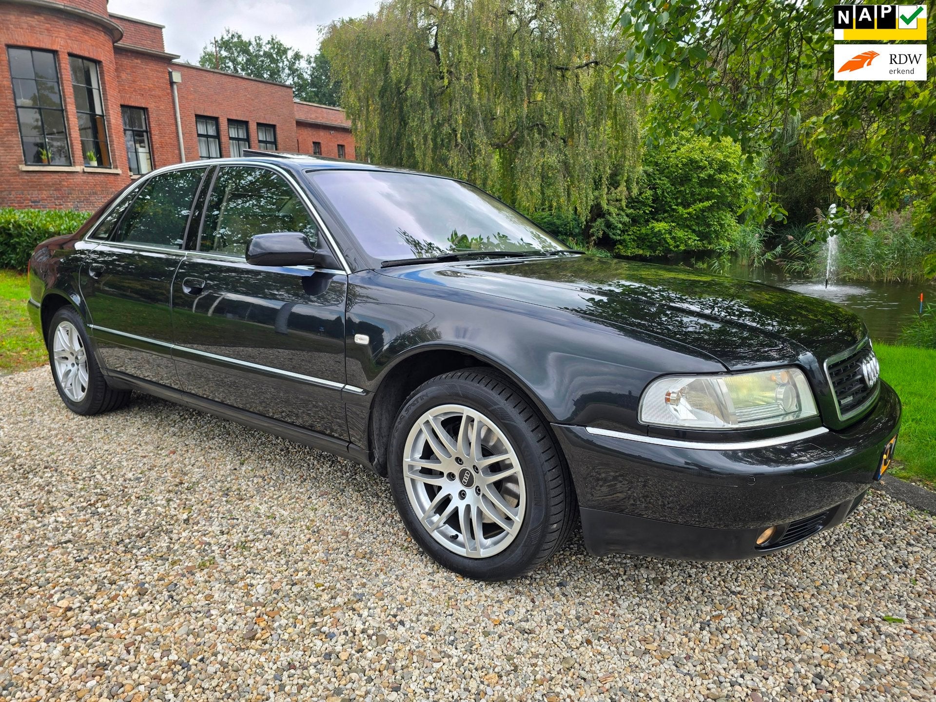 Audi A8 4.2 5V quattro Exclusive, Auto's, 4172 cc, Gebruikt, 8 cilinders, Zwart
