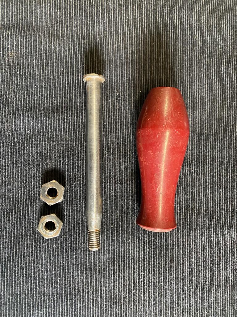 Bakeliet Handvat met Bevestigingsmateriaal Vintage, Ophalen