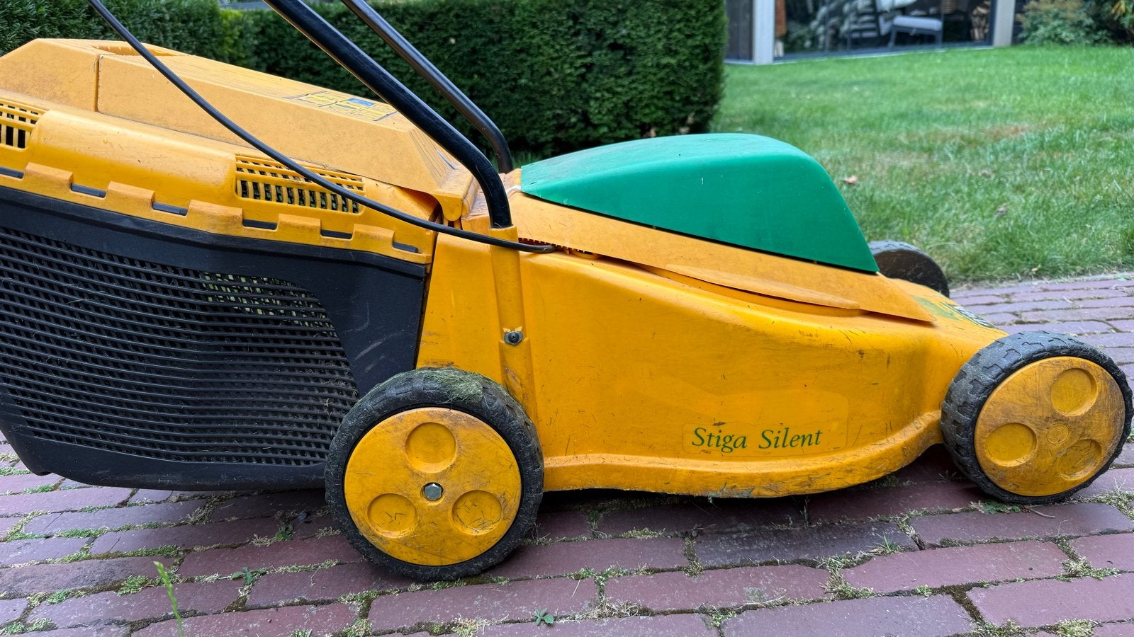 Stiga Silent 40 Electric grasmaaier, Ophalen, Cirkelmaaier, Gebruikt, Elektrische grasmaaier
