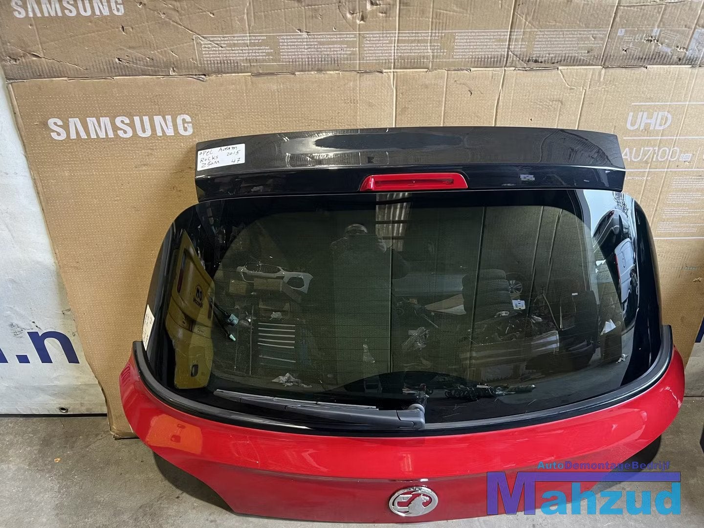OPEL ADAM Rocks Rood Z50M Achterklep 2012-2019, Auto-onderdelen, Carrosserie en Plaatwerk, Gebruikt, Deur, Opel Automobile GmbH