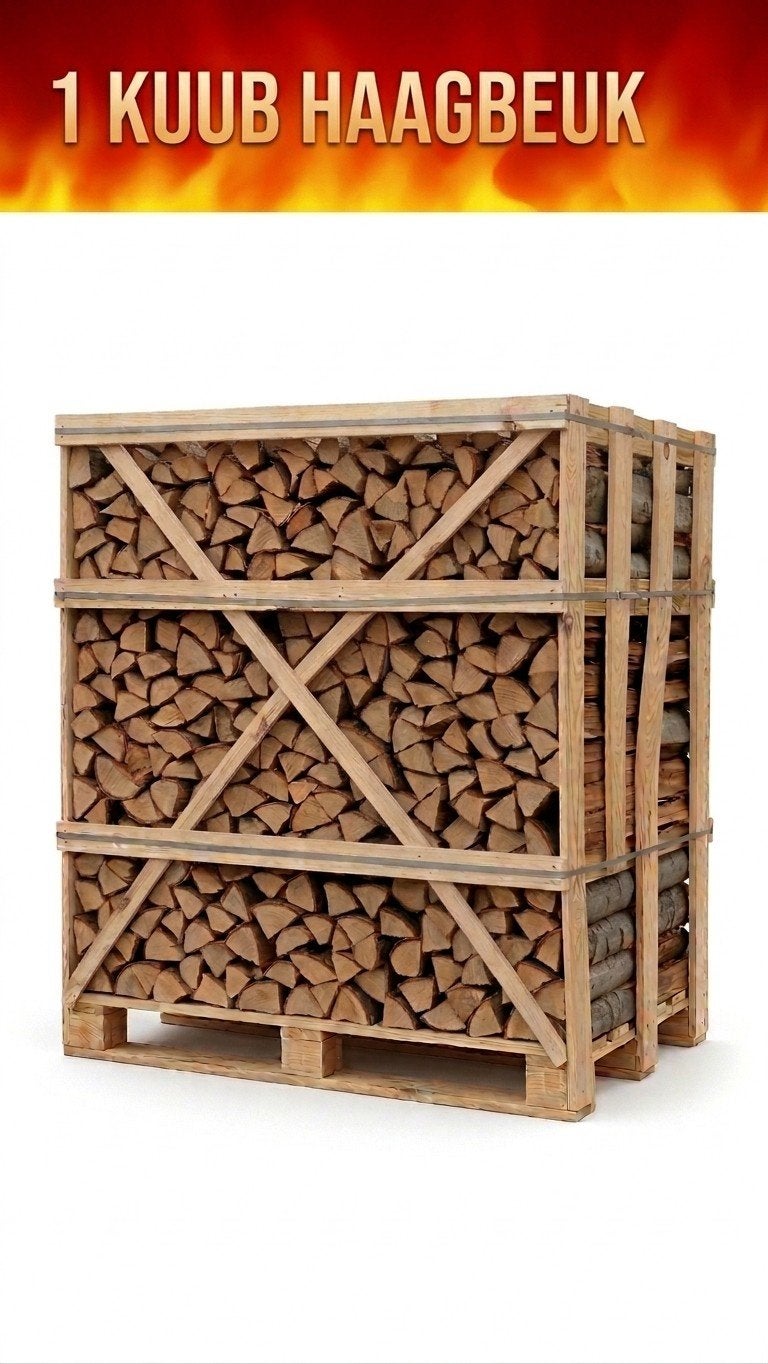 Haardhout Eik, Berk, Haagbeuk, enz., Tuin en Terras, Haardhout, Minder dan 3 m³, Ophalen of Verzenden