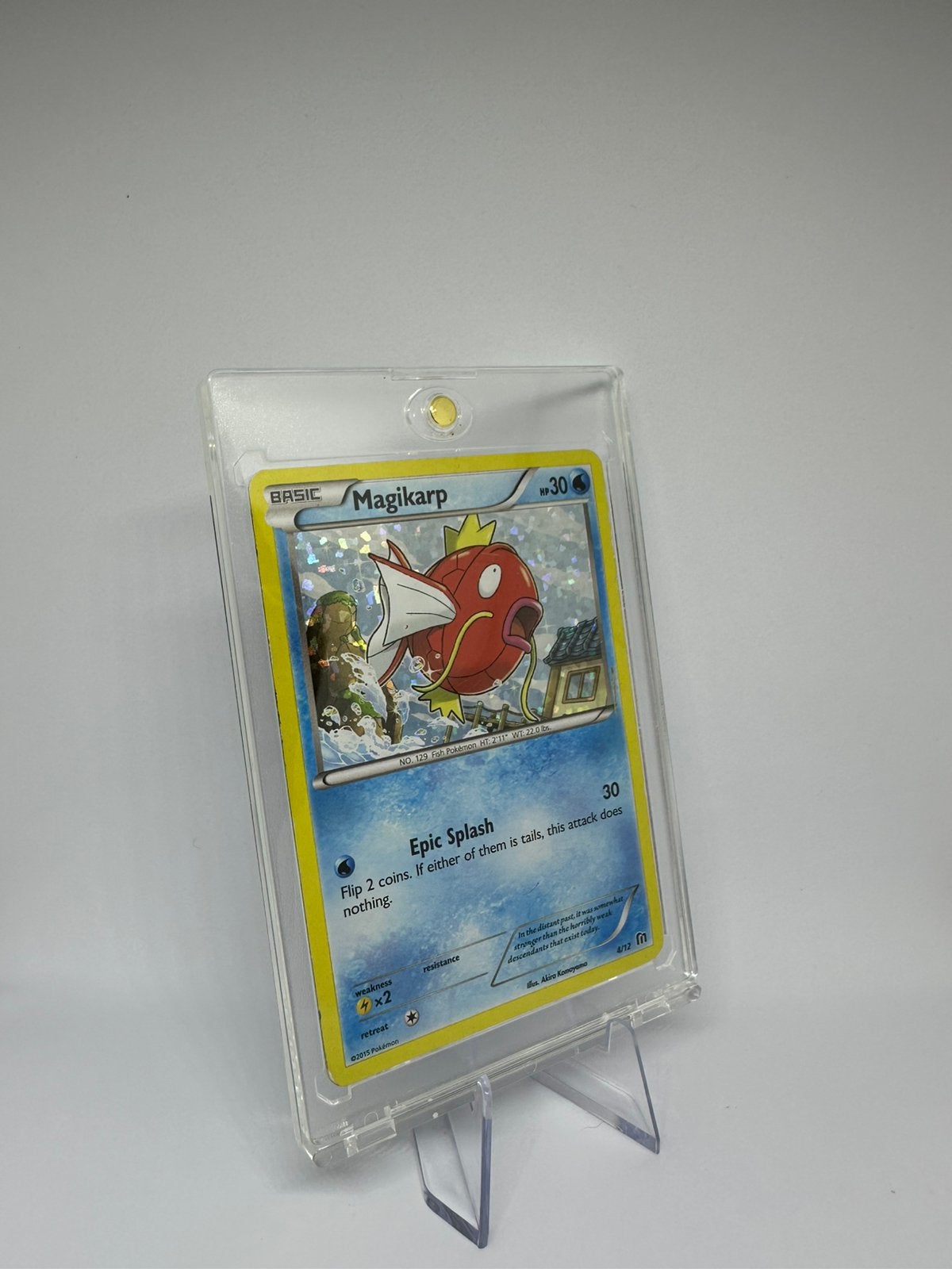 Magikarp 4/12 McDonalds Promo HOLO 2015 zeldzaam, Ophalen of Verzenden, Zo goed als nieuw