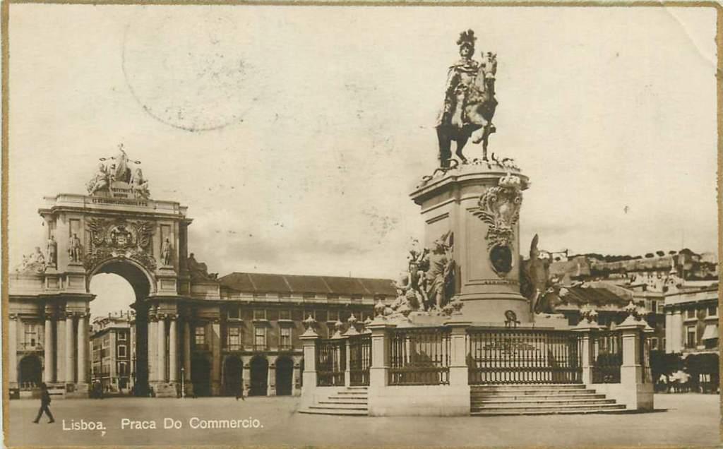 381-389-025 Lisboa Praca do Commercio, Verzenden, Voor 1920, Overig Europa