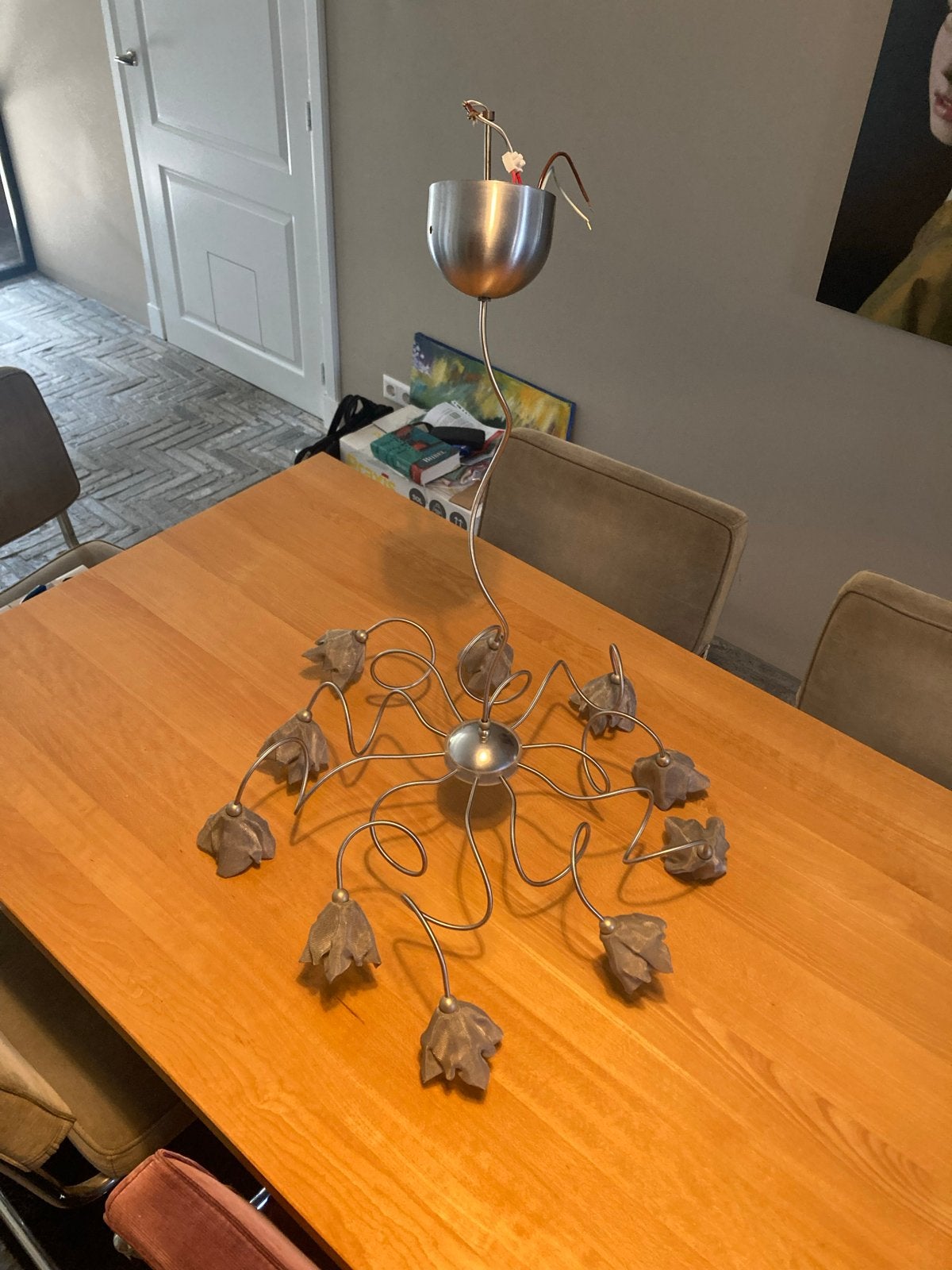 Harco Loor Design Lamp - 10-armig - 12V, Ophalen, Design, Zo goed als nieuw, Metaal