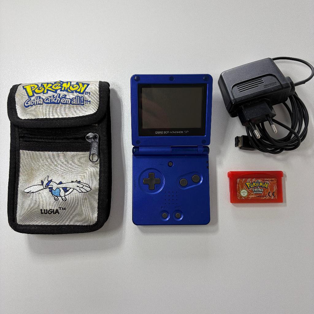 Nintendo Game Boy Advance SP + Pokémon FireRed orgineel, Avontuur en Actie, Gebruikt, 1 speler, Ophalen of Verzenden