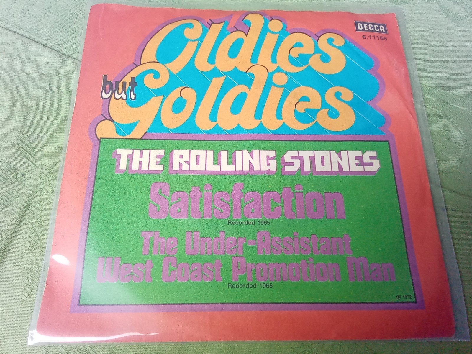 Golden Oldies.     Rolling Stones.    Satisfaction, Cd's en Dvd's, Vinyl Singles, Verzenden, Gebruikt, 7 inch, Pop
