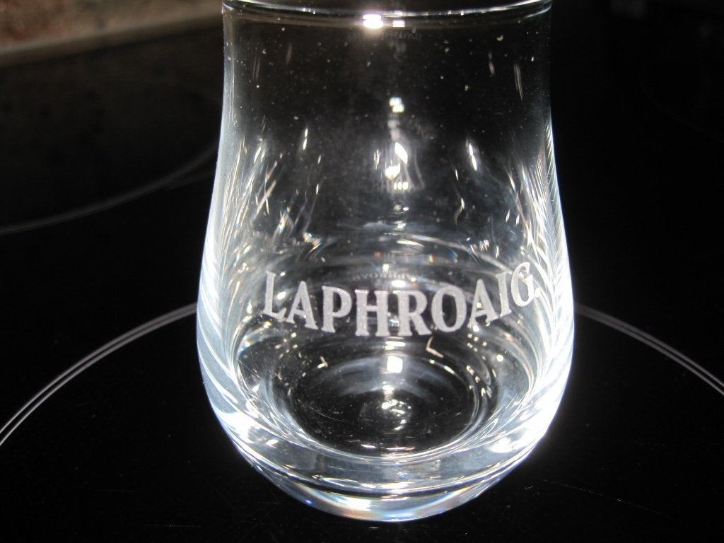 Whisky Glaasjes Laphroaig 6 stuks 8 cm hoog zie omschr., Ophalen of Verzenden, Nieuw, Overige typen